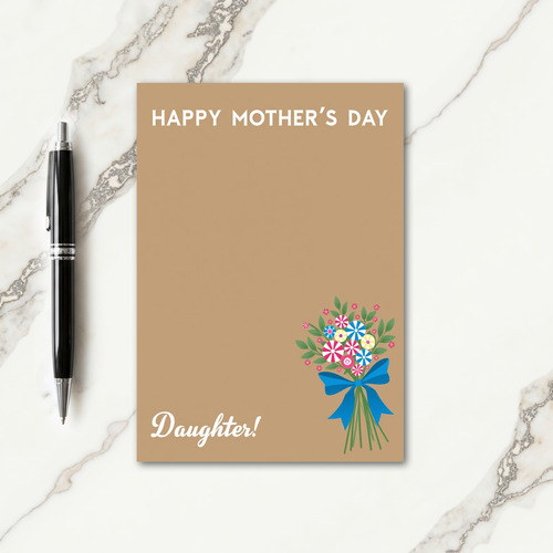 Radiant Mothers Day Bouquet Card