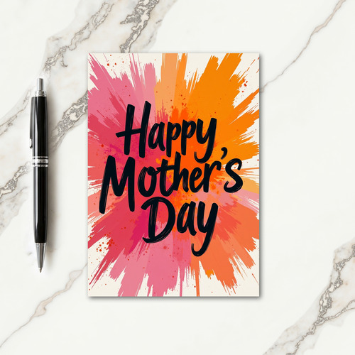 Radiant Mothers Day Burst Card