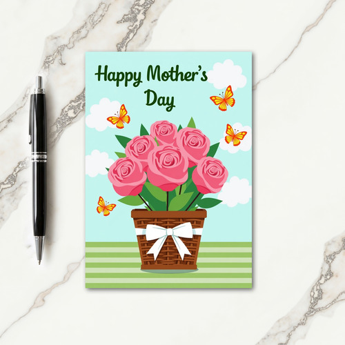 Radiant Mothers Day Butterfly Card