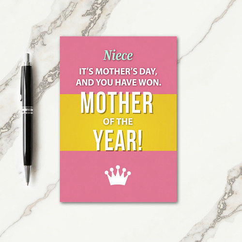 Radiant Mothers Day Crown Card