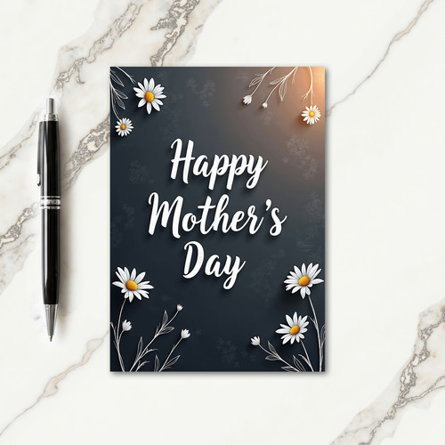 Radiant Mothers Day Cursive Card