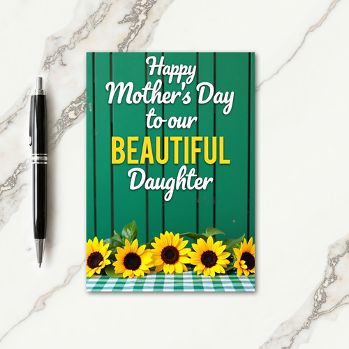 Radiant Mothers Day Daughter Card
