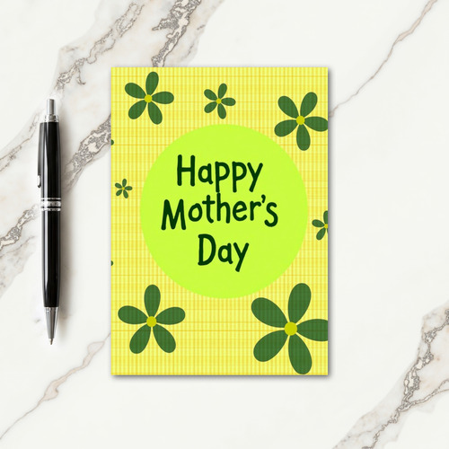 Radiant Mothers Day Emblem Card