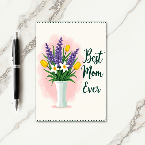 Radiant Mothers Day Flower Card