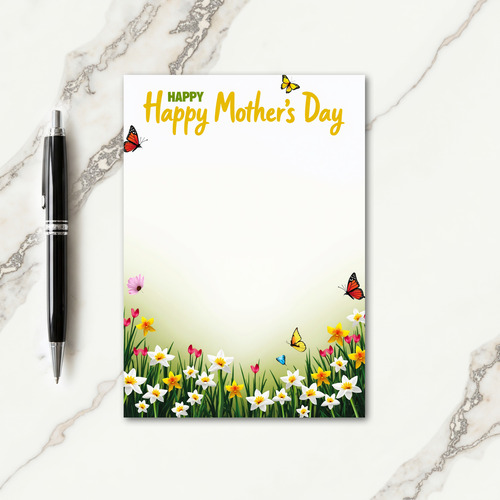 Radiant Mothers Day Garden Card