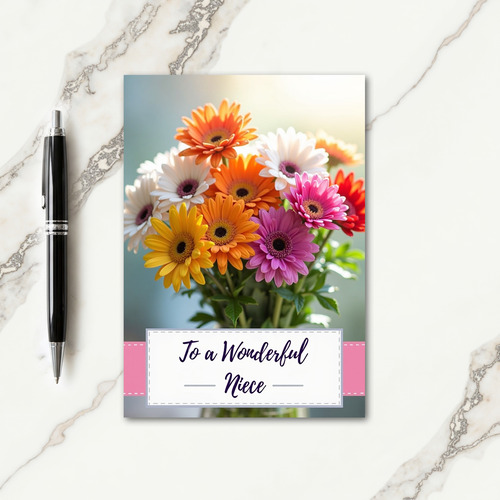 Radiant Mothers Day Niece Card