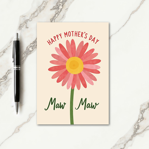 Radiant Mothers Day Petals Card