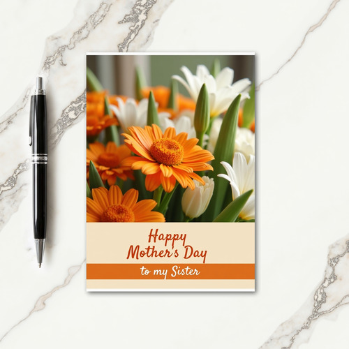 Radiant Mothers Day Sister Card