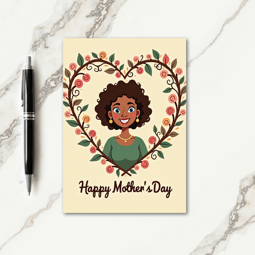 Radiant Mothers Day Vine Card