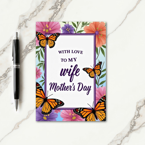 Radiant Mothers Day Wife Card