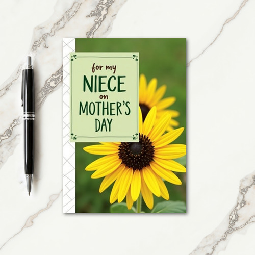 Radiant Niece Mothers Day Card