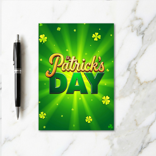 Radiant Patrick Day Card