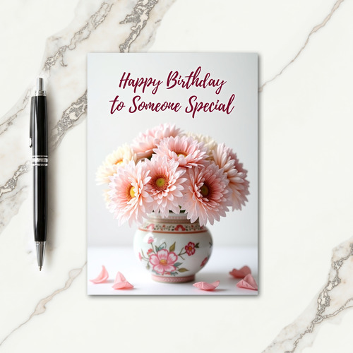 Radiant Petal Birthday Card