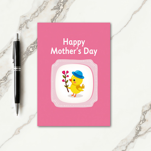 Radiant Pink Mothers Day Card