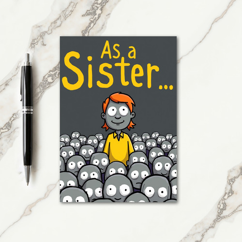 Radiant Sister Mothers Day Card