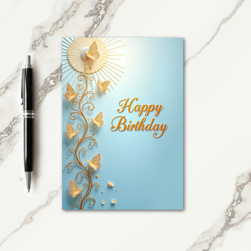 Radiant Sky Birthday Card