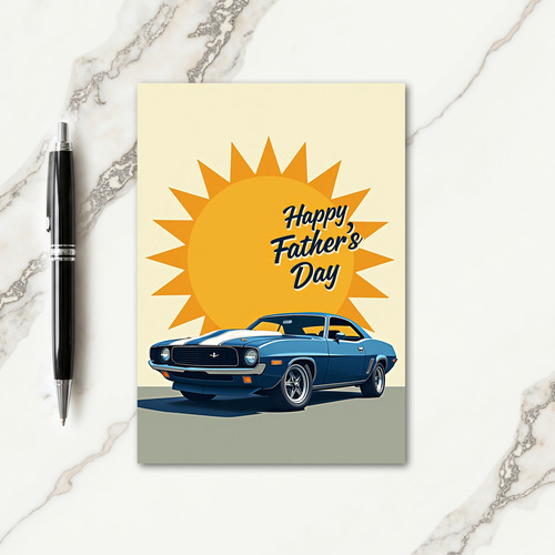 Radiant Sky Fathers Day Card