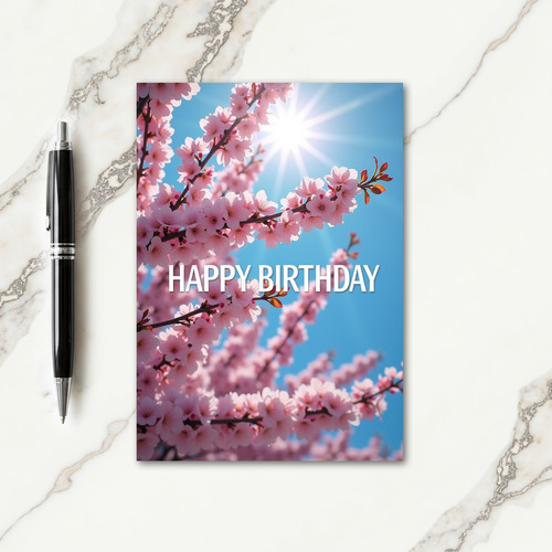 Radiant Spring Birthday Card