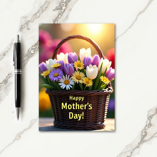 Radiant Spring Mothers Day Card