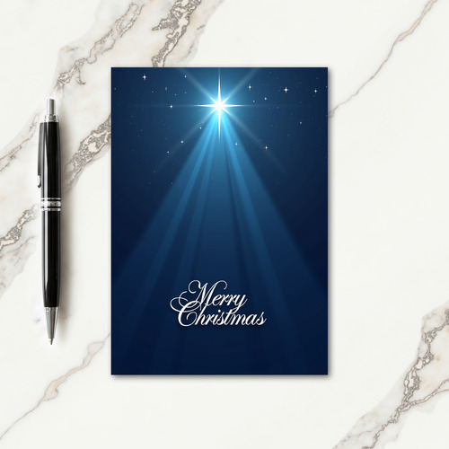 Radiant Star Christmas Card