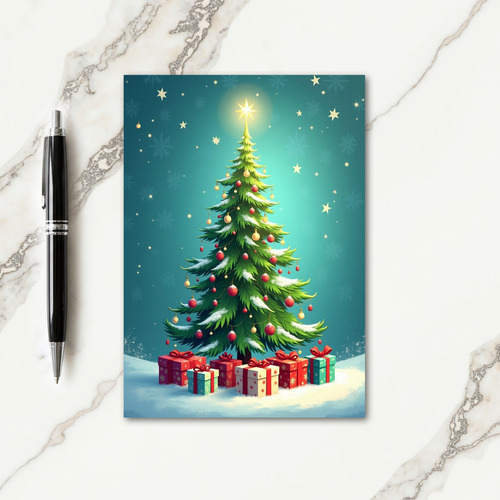 Radiant Star Tree Card