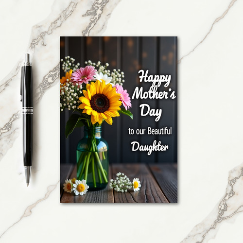 Radiant Sunflower Mother Card