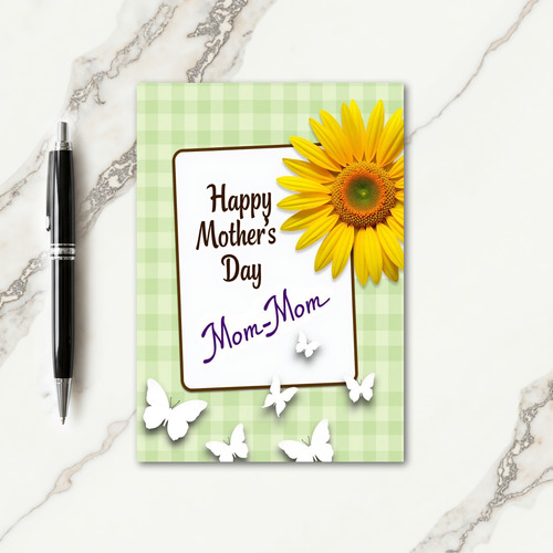 Radiant Sunflower Mothers Day Card