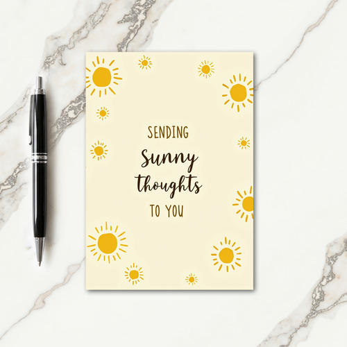 Radiant Sunshine Birthday Card