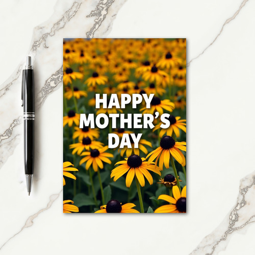 Radiant Yellow Flowers Card