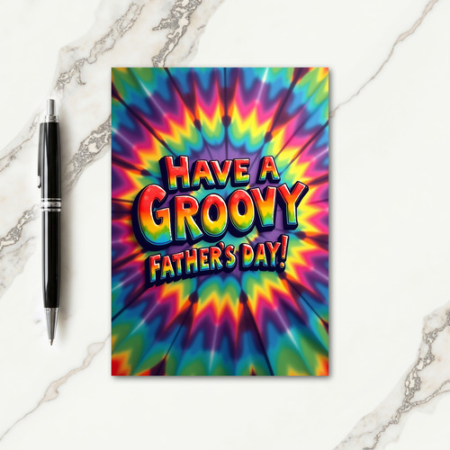 Rainbow Fathers Day Design Card