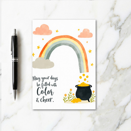 Rainbow Fortune Cheer Card