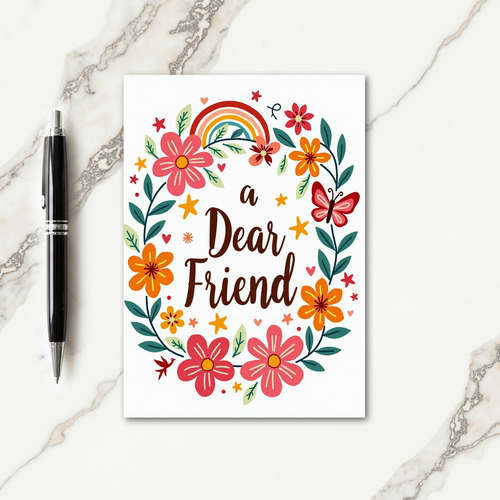 Rainbow Friend Mday Card