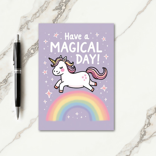 Rainbow Mane Birthday Card