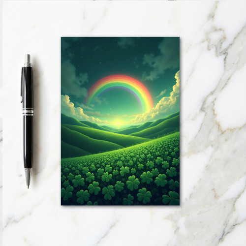 Rainbow Valley Clover Scene Card