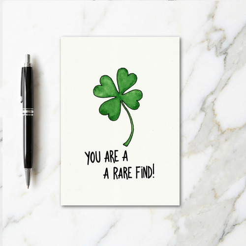 Rare Find Clover Card