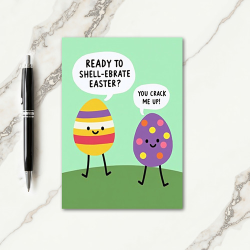 Ready To Shell Celebrate Easter Card