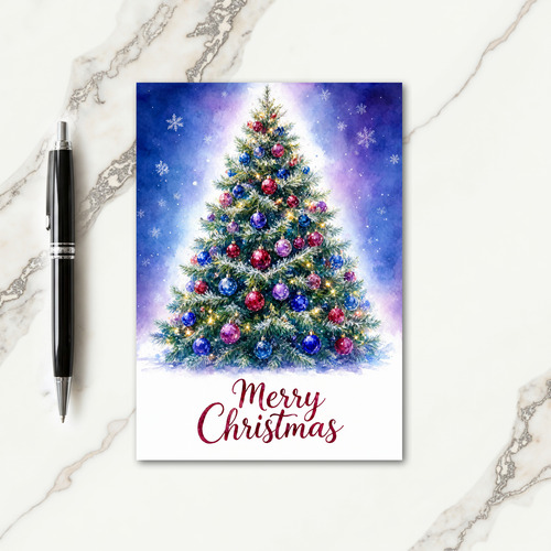 Real Christmas Tree Card