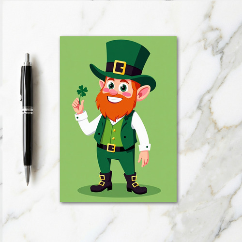 Red And Gold Luck Card