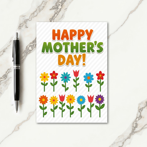 Red And Yellow Happy Day Card