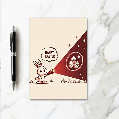 Red Beam Celebration Card