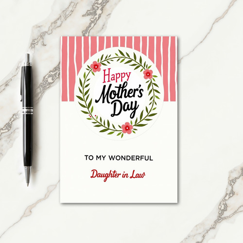 Red Berry Mothers Day Card