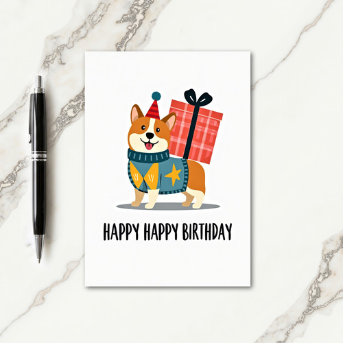 Red Dog Birthday Gift Card