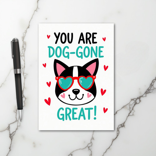 Red Dog Gone Great Card