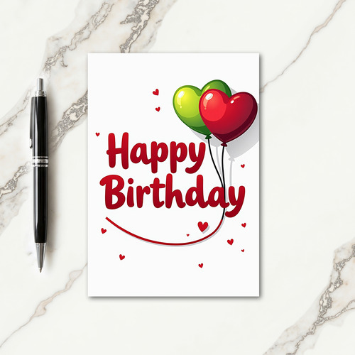 Red Green Birthday Card