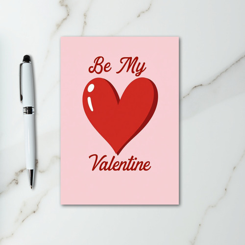 Red Heart Valentine Card