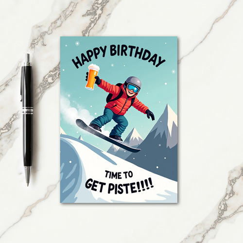 Red Rider Birthday Card