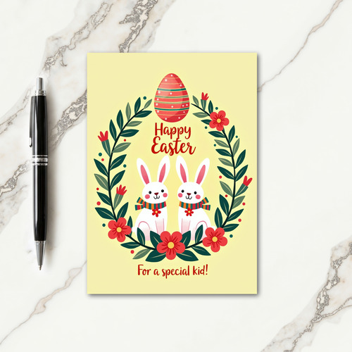 Red Stripes Polka Dots Oval Card