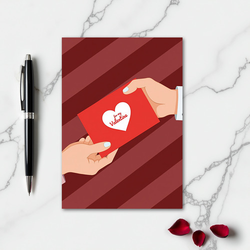 Red Valentine For My Love Card