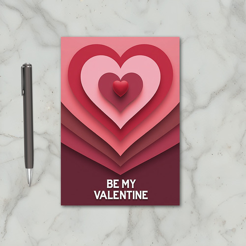 Red Valentine Heart Card