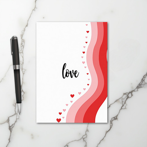 Red Valentine Love Card